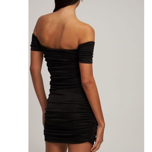 Free People x Third Form Look Through off-The-Shoulder Mini Dress Size 10 - Picture 11 of 16